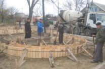 Фундамент для нового храма готов.
